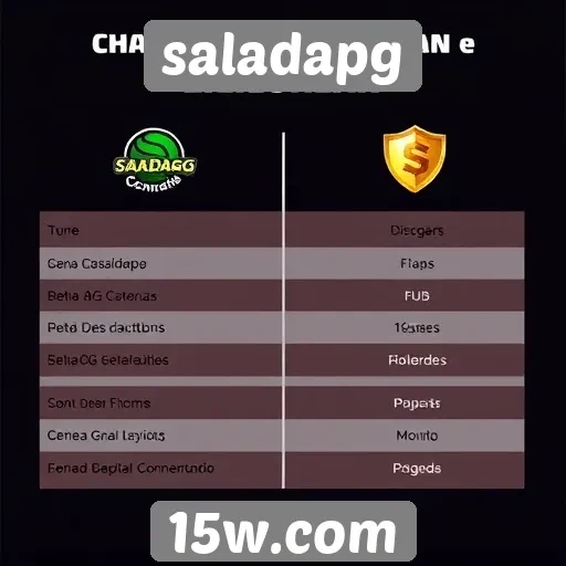 Comparação entre saladapg e outras plataformas de jogos